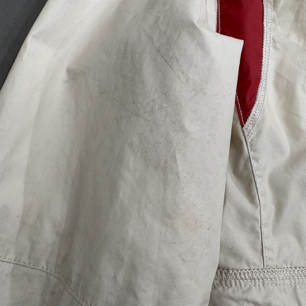 Cole Haan Men's Beige and Red Jacket Size Large Windbreaker Yachtwear - Picture 15 of 16